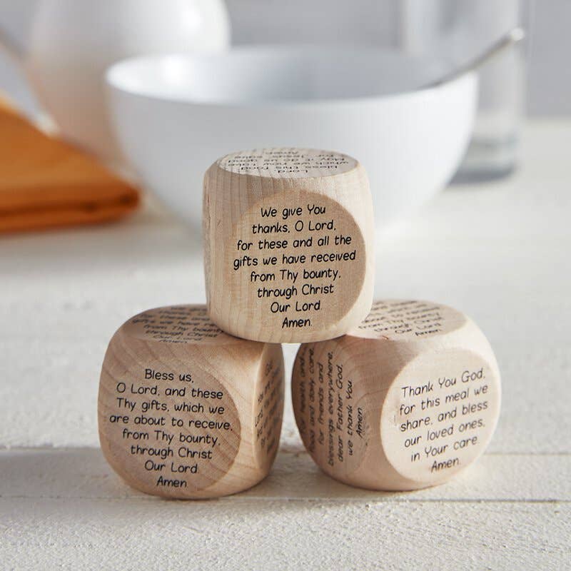 Mealtime Prayer Cube - single