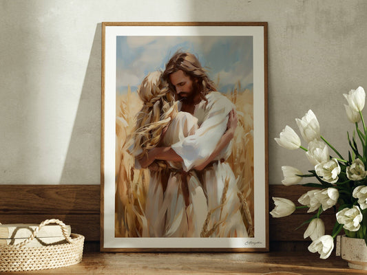 Healing Embrace "Blonde" | Fine Art Print
