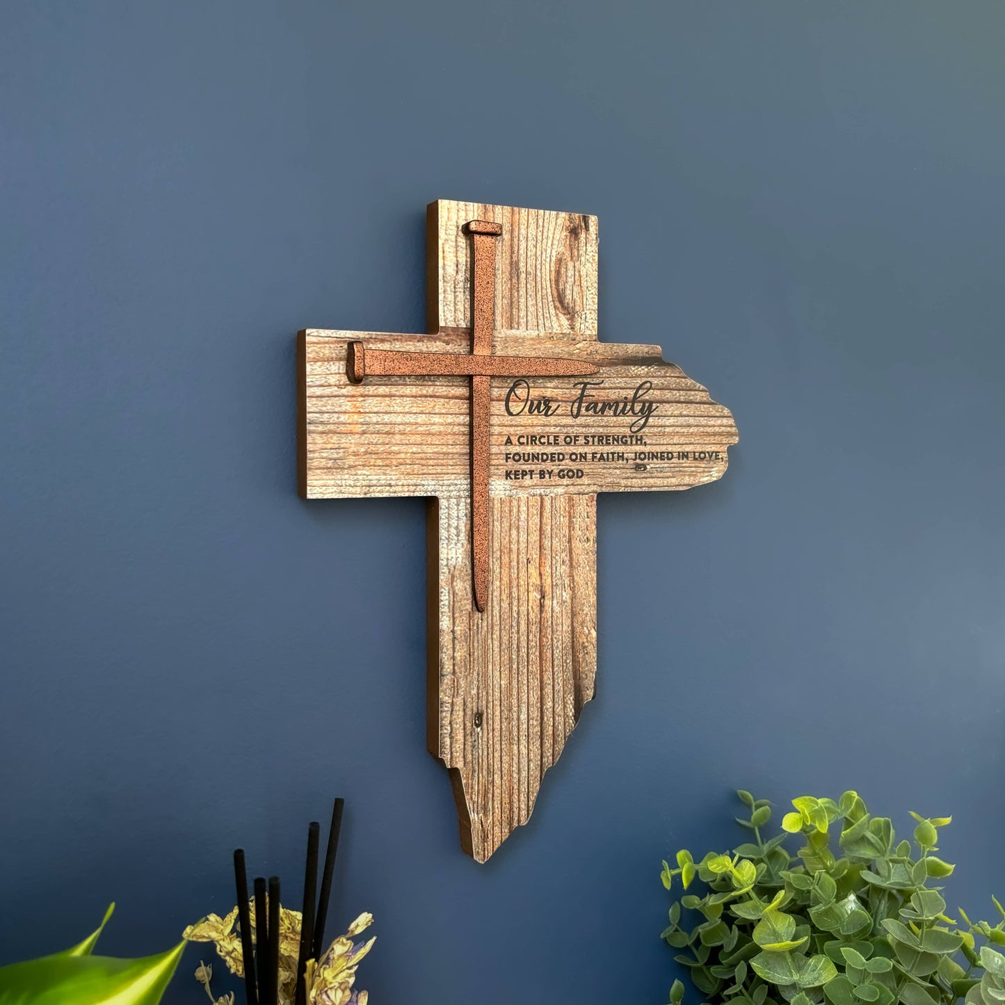 Our Family Wall Cross