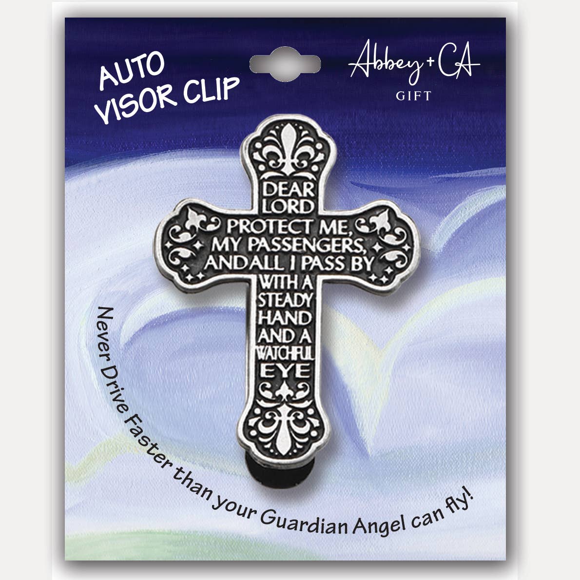 Motorist Prayer Visor Clip