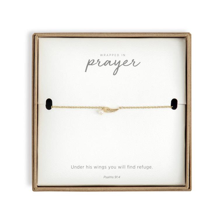 Dainty Wing Bracelet- Silver