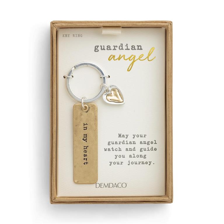 Guardian Angel Key Ring - Heart