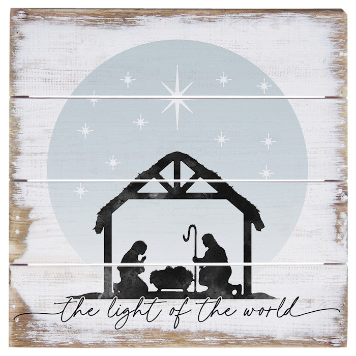 Petite Pallet-Light Of Nativity (6 x 6)