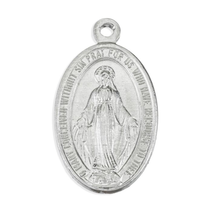 7/8" Miraculous Medal in Aluminum