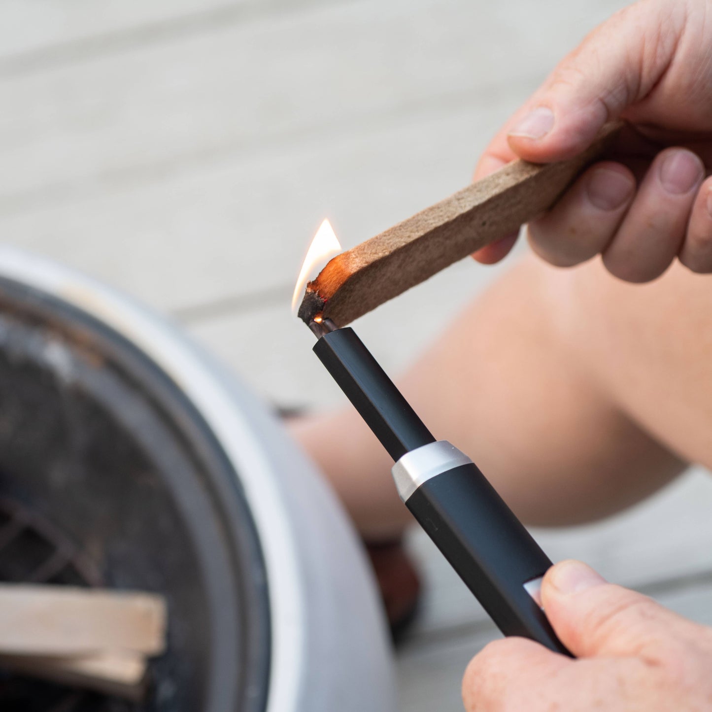 Man of God: Black USB Arc Lighter