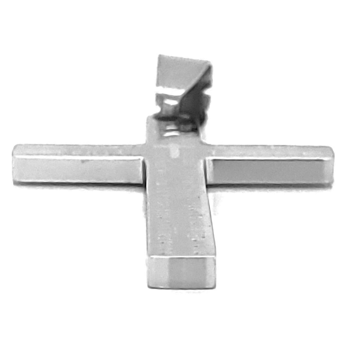 Serenity Prayer Cross Stainless Steel Pendant