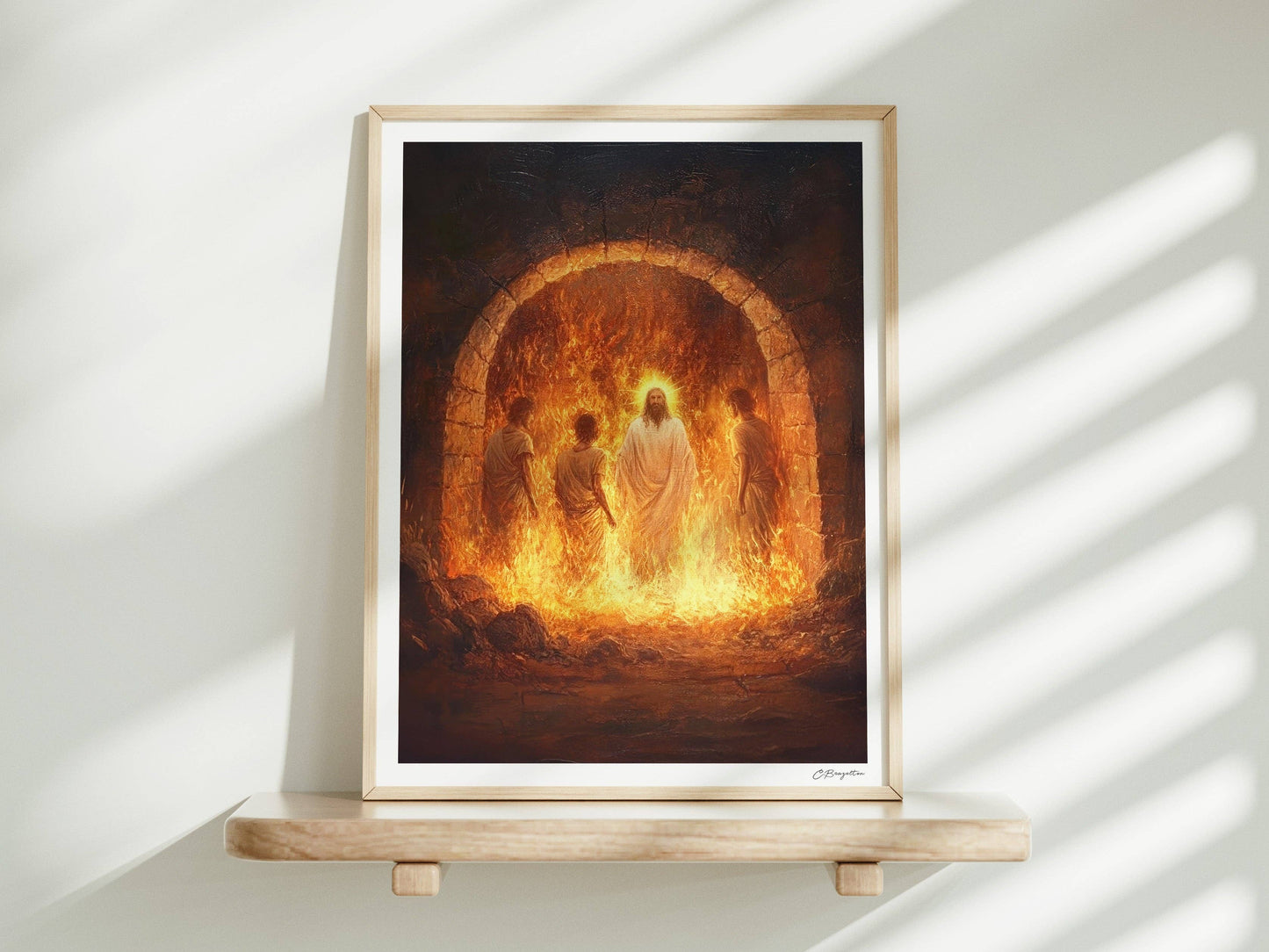 Faith Over Fire #2 | Signed Handmade Art Print