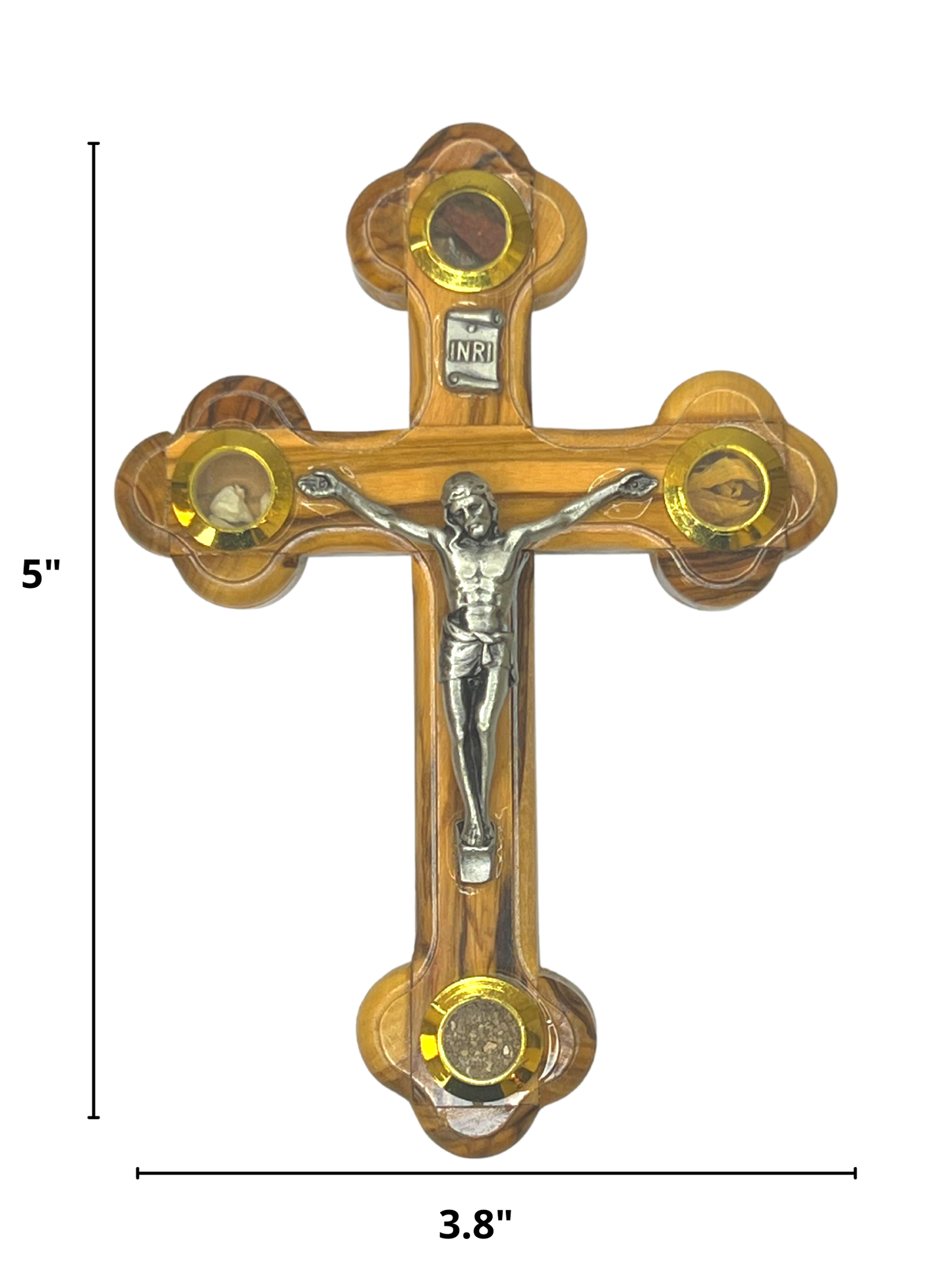 Olive Wood Cross With Crucifix-Wall Hanging Christian Cross