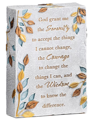 5.25"H Serenity Prayer Box