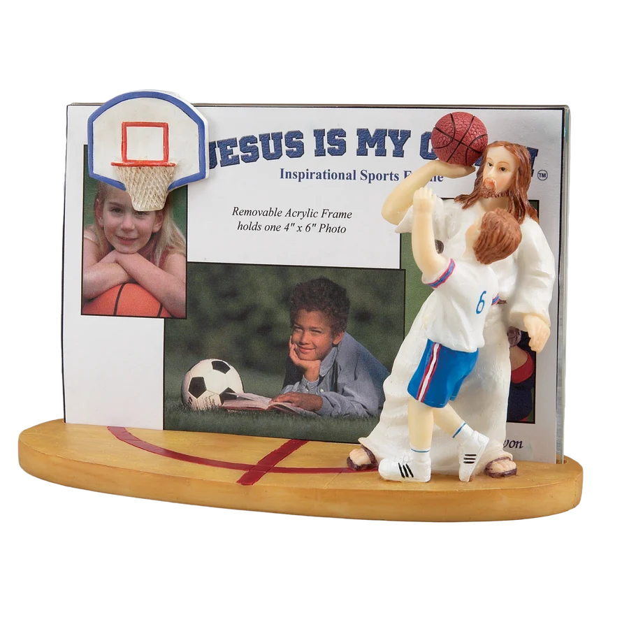 Jesus is my Basketball Coach Photo Frame