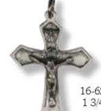 1 3/4" Flared Crucifix Ox.