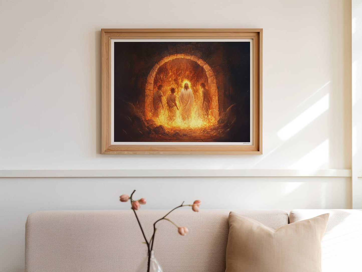 Faith Over Fire #2 | Signed Handmade Art Print