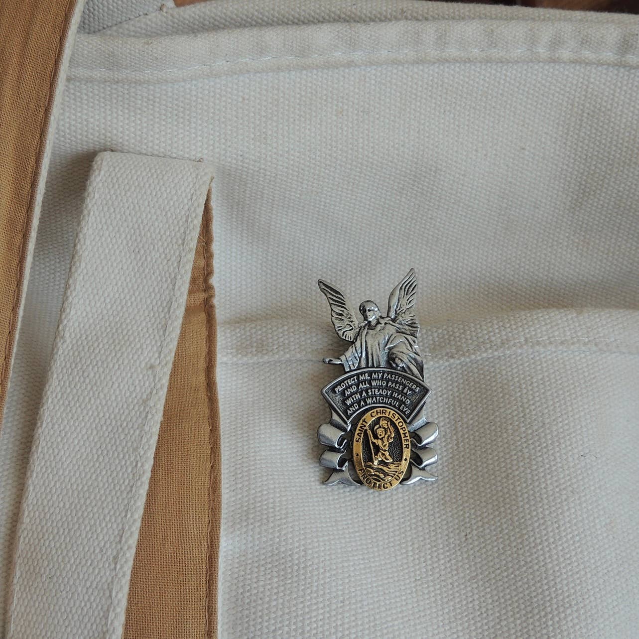 Traveler Prayer Christopher Visor Clip