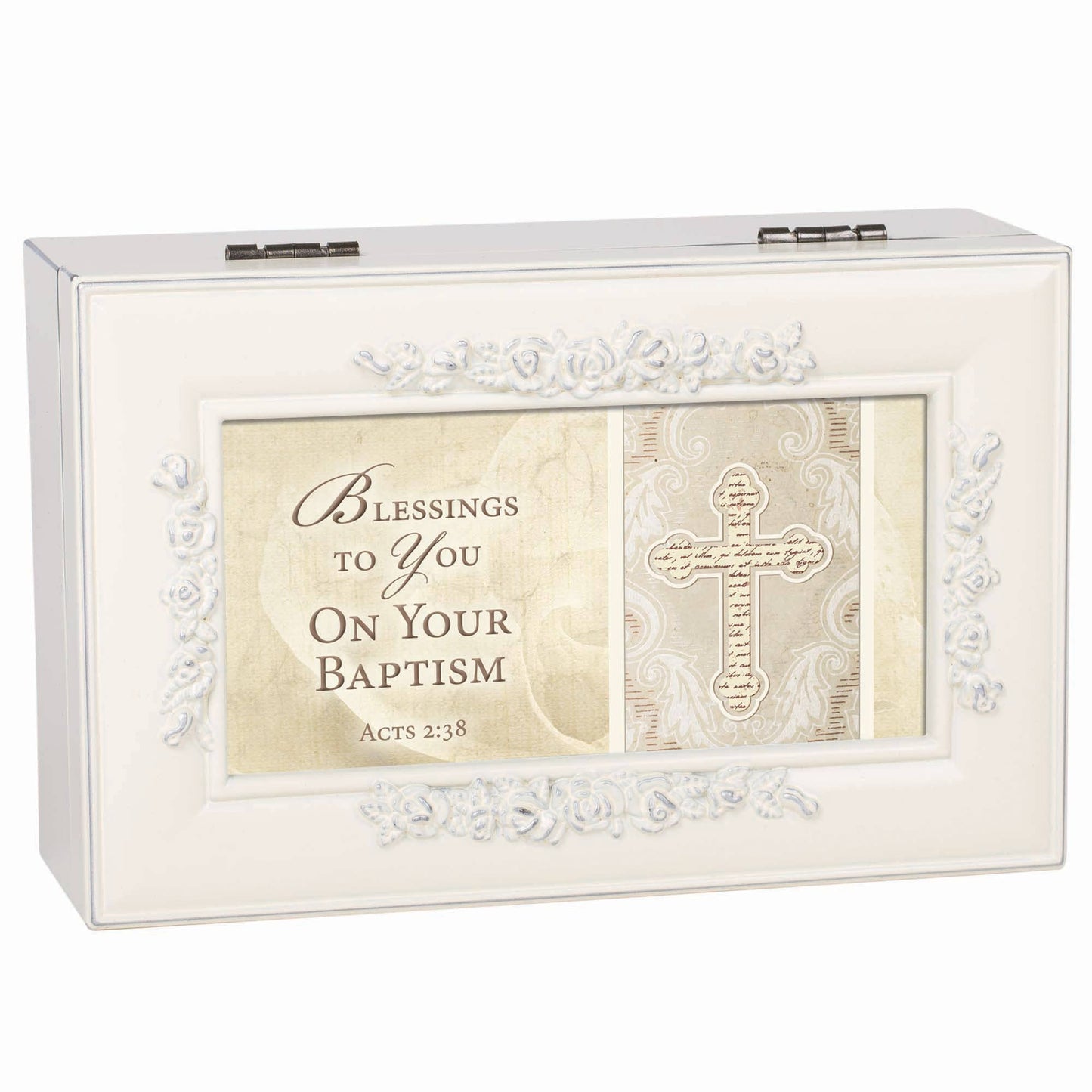 Petite Rose Music Box Rose Blessings