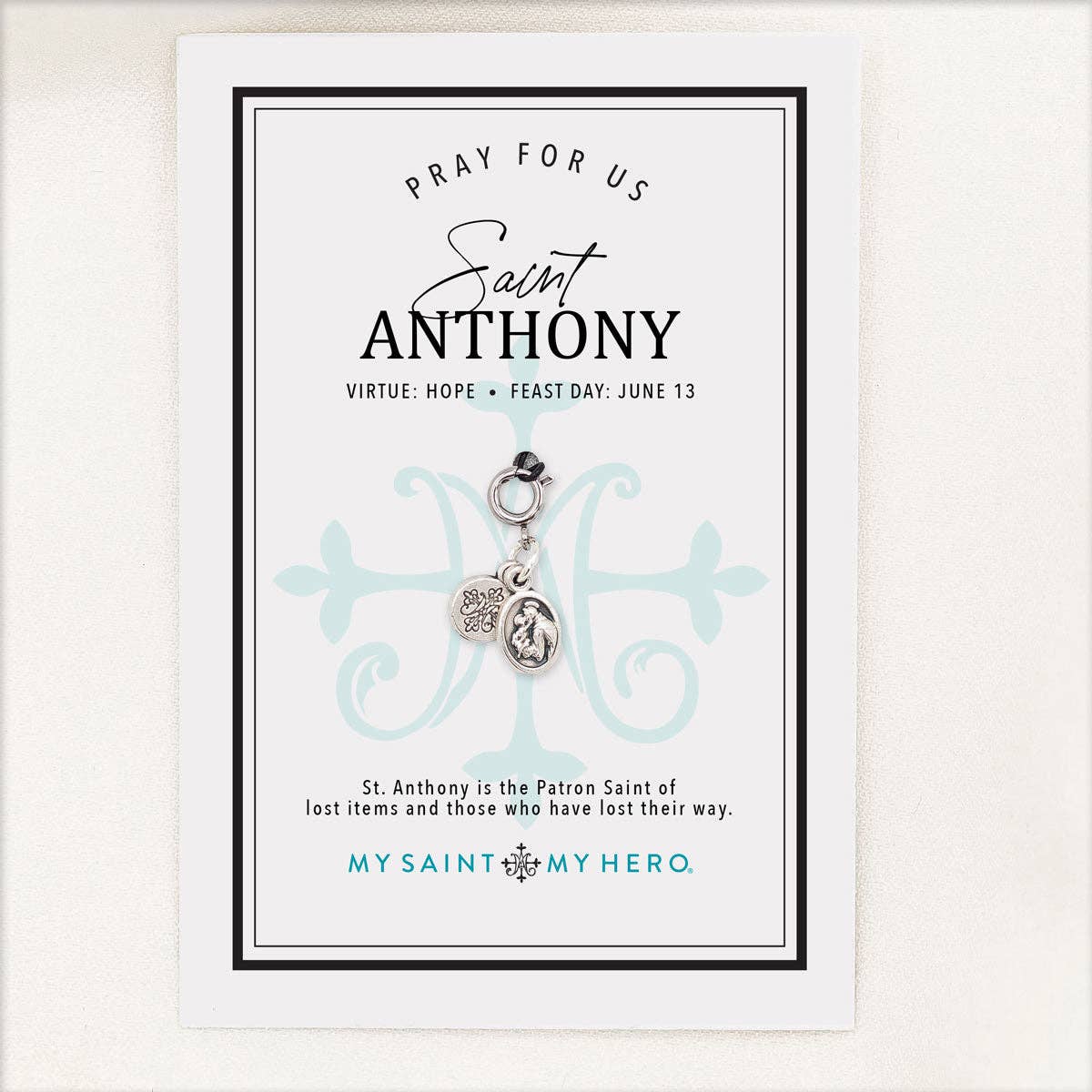 Crucifix Charm - Silver