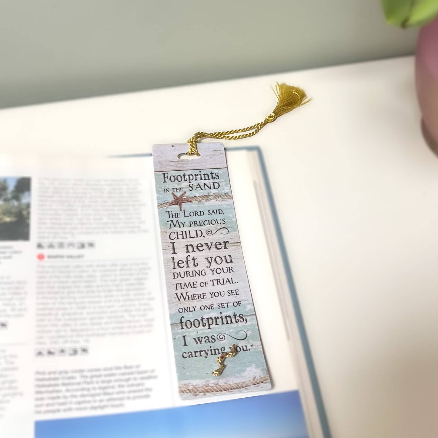 Footprints Bookmark