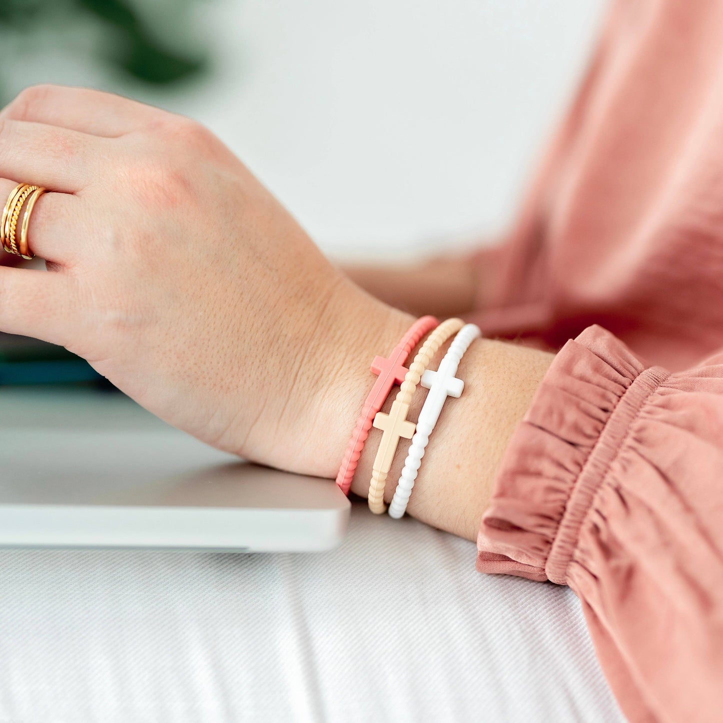 Cross Silicone Bracelets - EXTRA SMALL