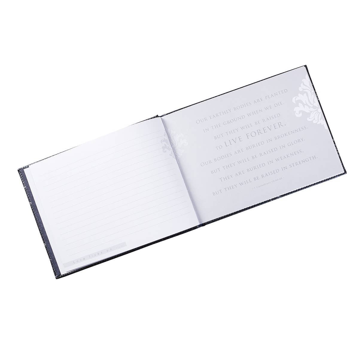 Guest Book Charcoal In Loving Memory