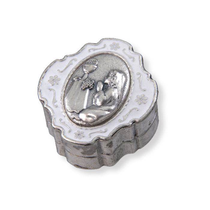 Communion Metal Keepsake Box Girl