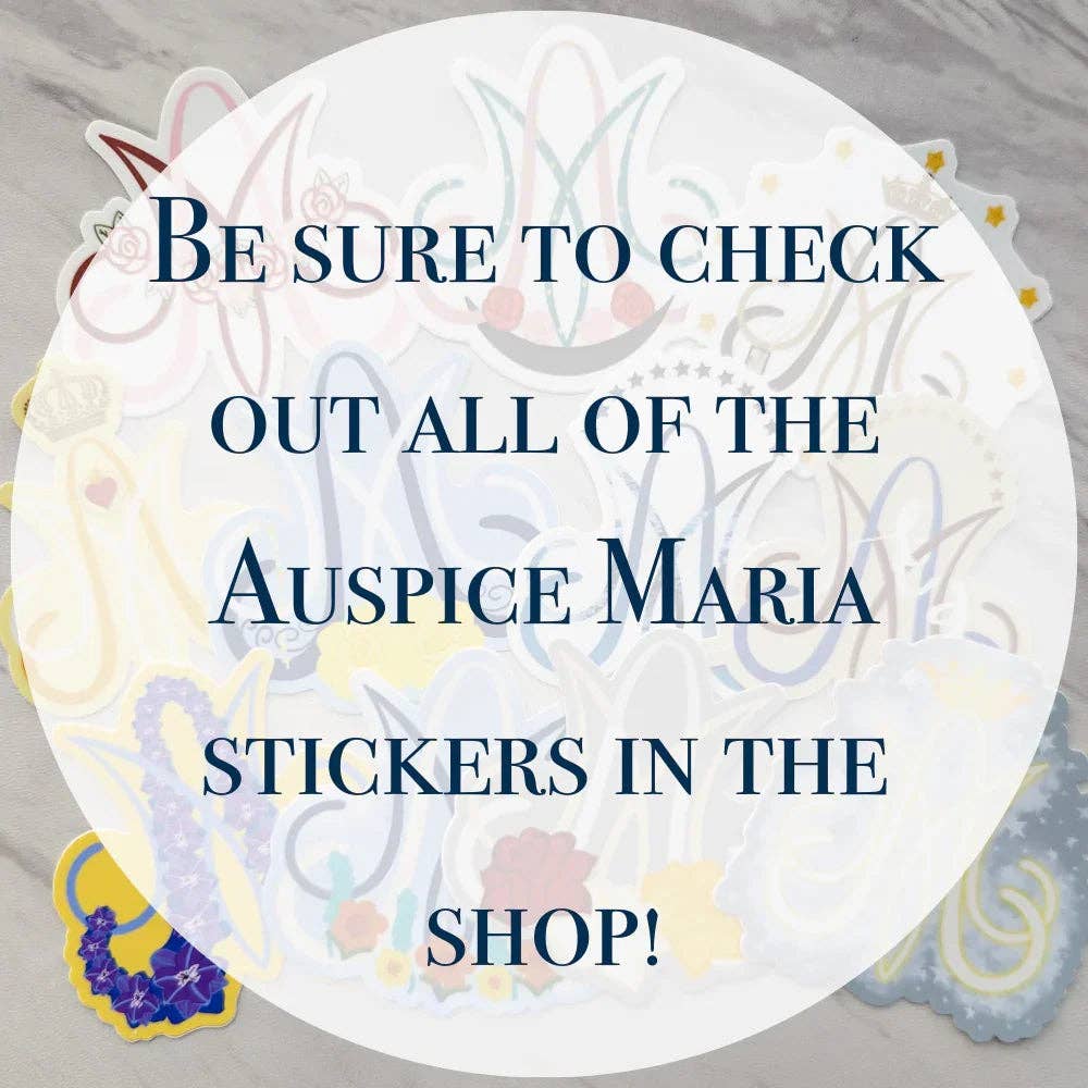 Immaculate Heart of Mary Auspice Maria Sticker