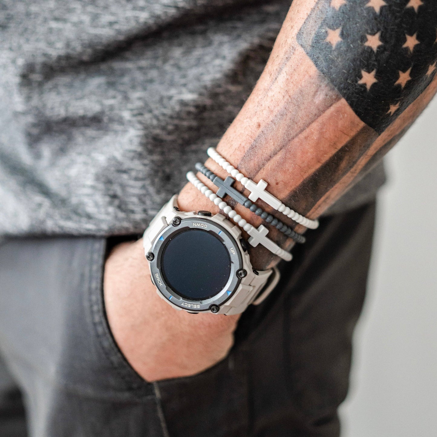 Cross Silicone Bracelets - EXTRA SMALL