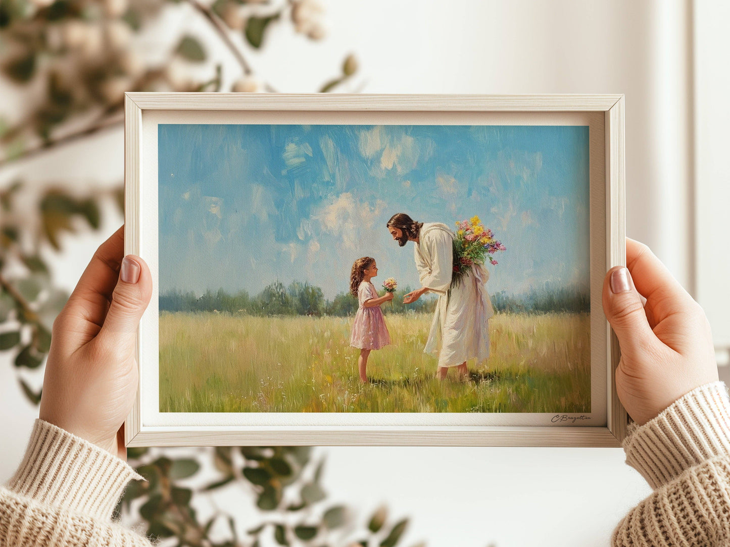 Cheerful Gift | Signed Handmade Art Print