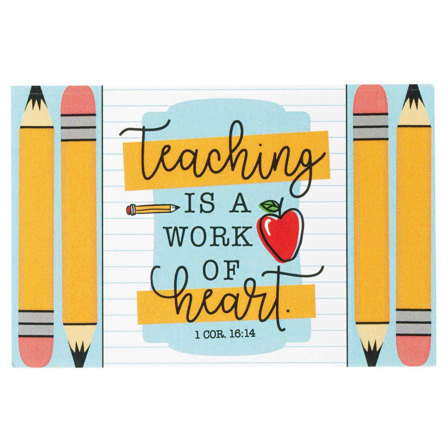 Angel Figurine w/ card: Teaching Is A Work of Heart