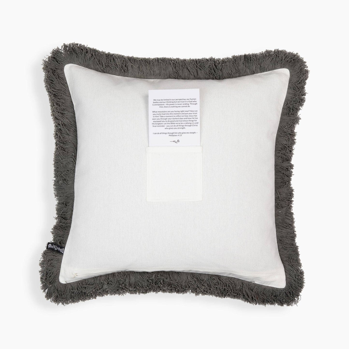 I Can Do All Things Prayer Pocket Pillow Cover
