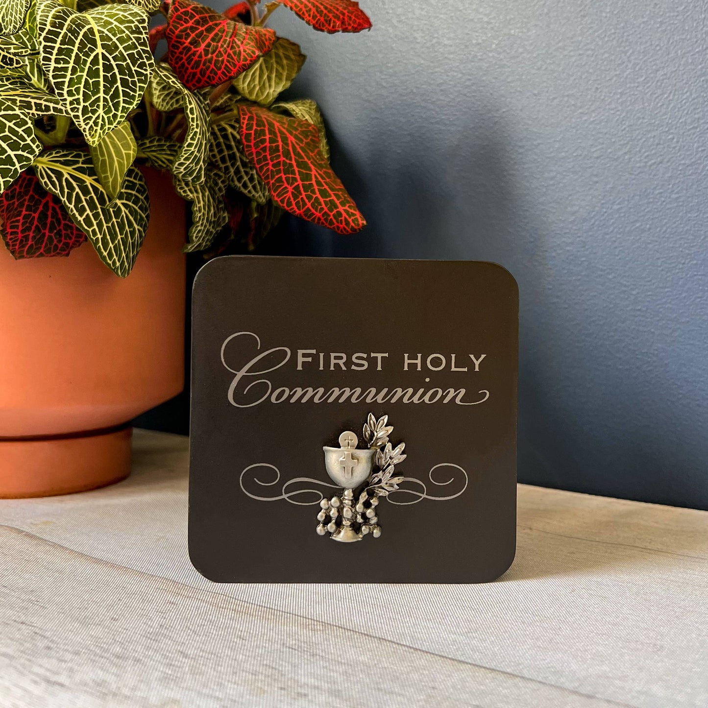 Communion Black Keepsake Box
