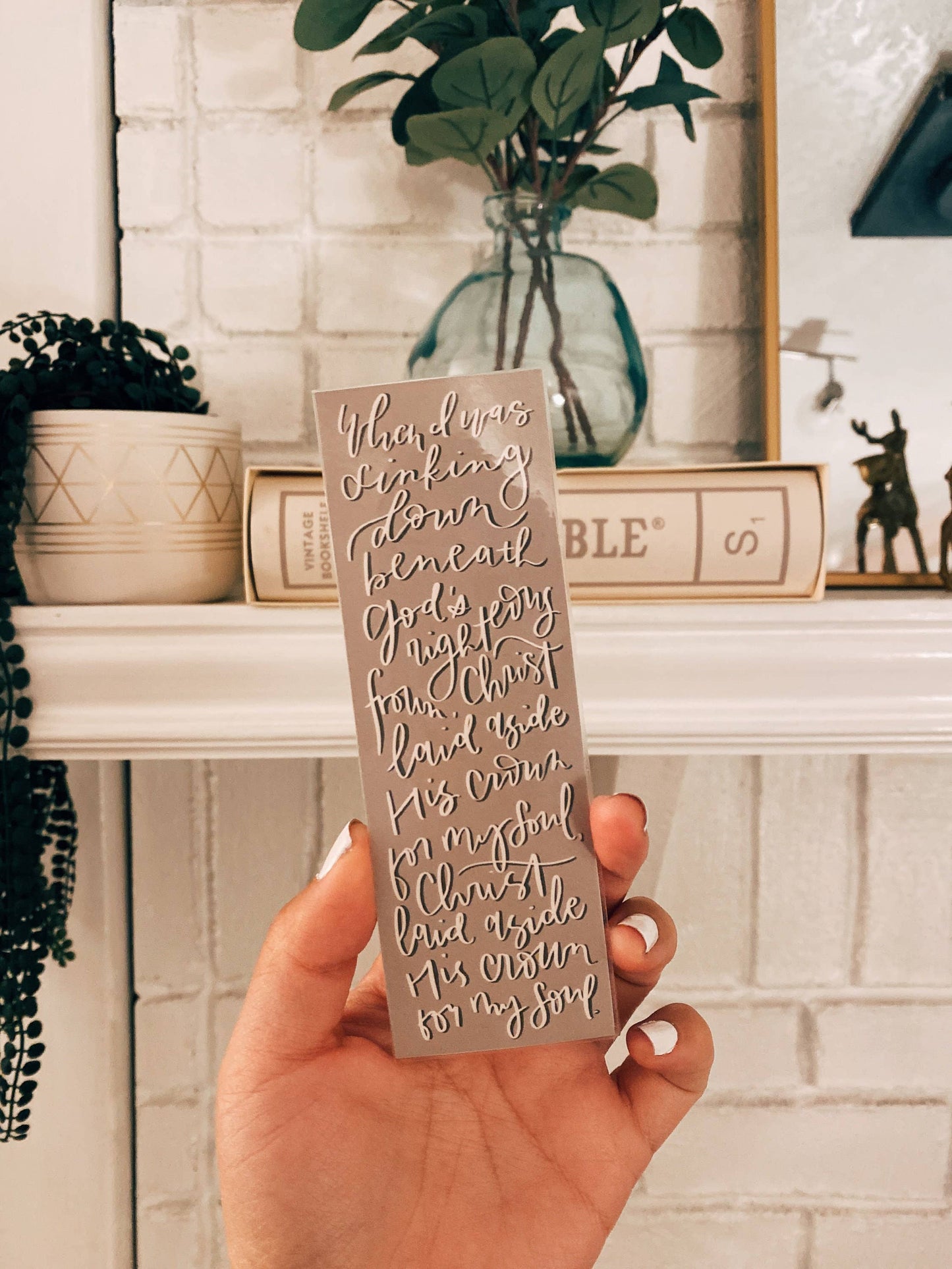 Biblical Bookmarkers, Calligraphy Bookmarkers