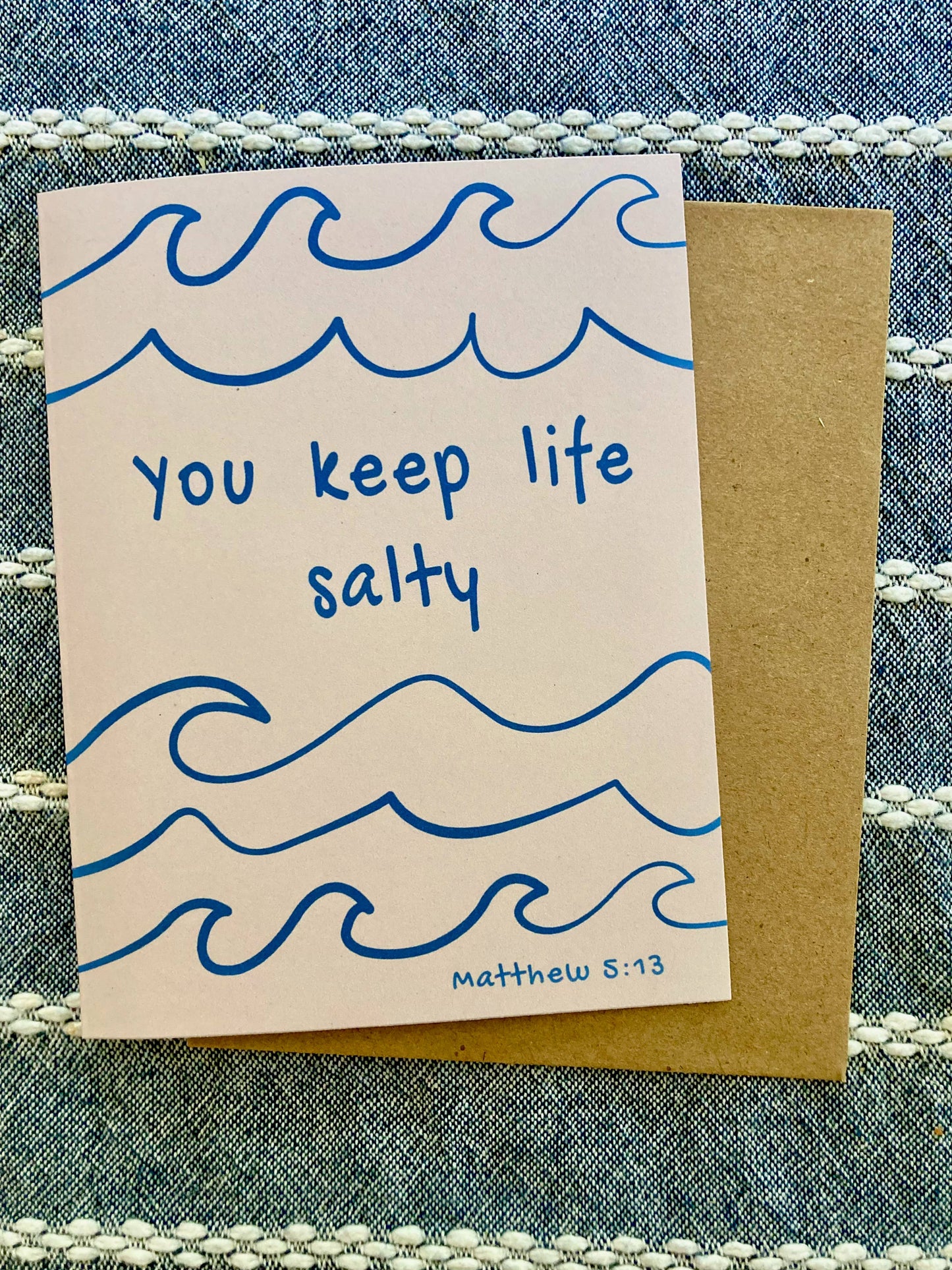 Salt of the Earth Card | Christian Appreciation Card