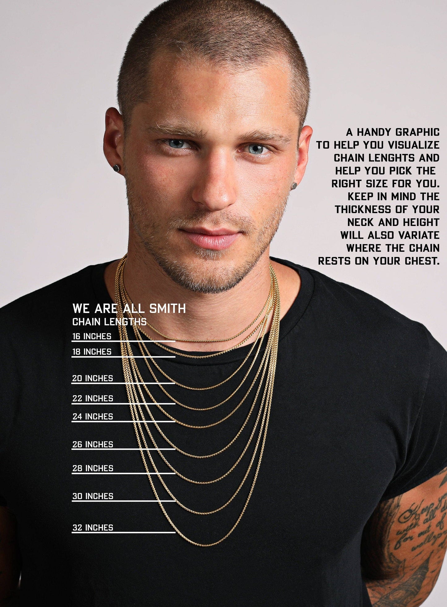Cross Necklace for man - Men's gold cross necklace