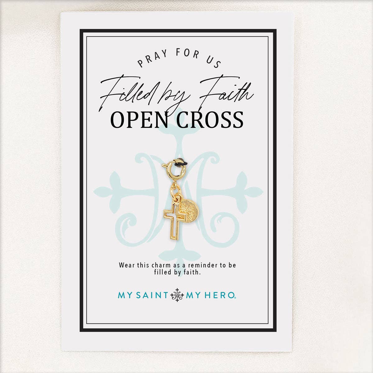Crucifix Charm - Silver