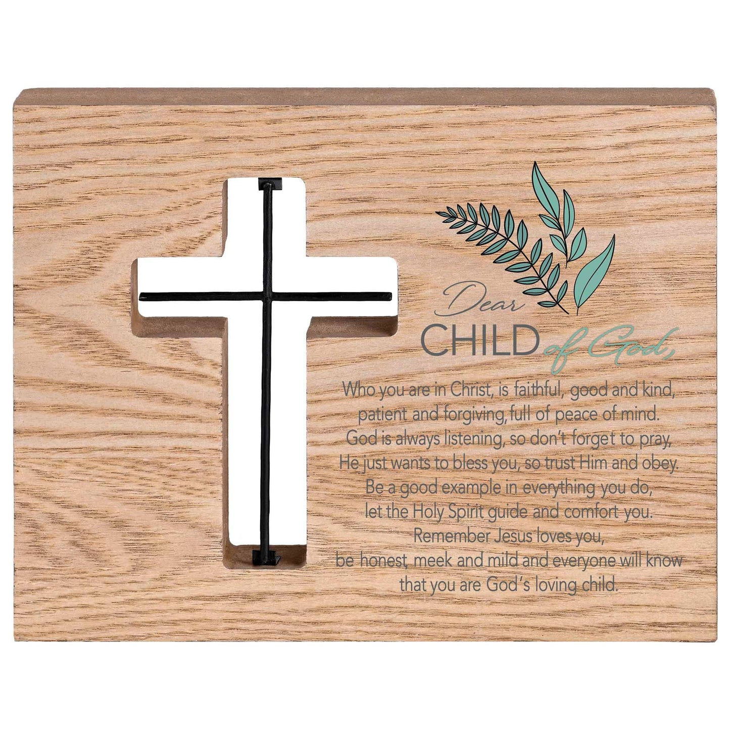 Tabletop Wire Plaque Child Of God Boy
