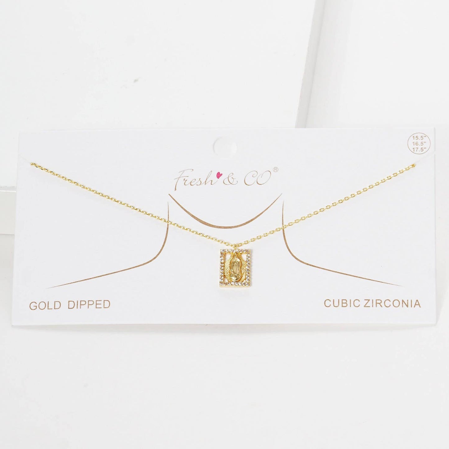 Gold Our Lady of Guadalupe Necklace