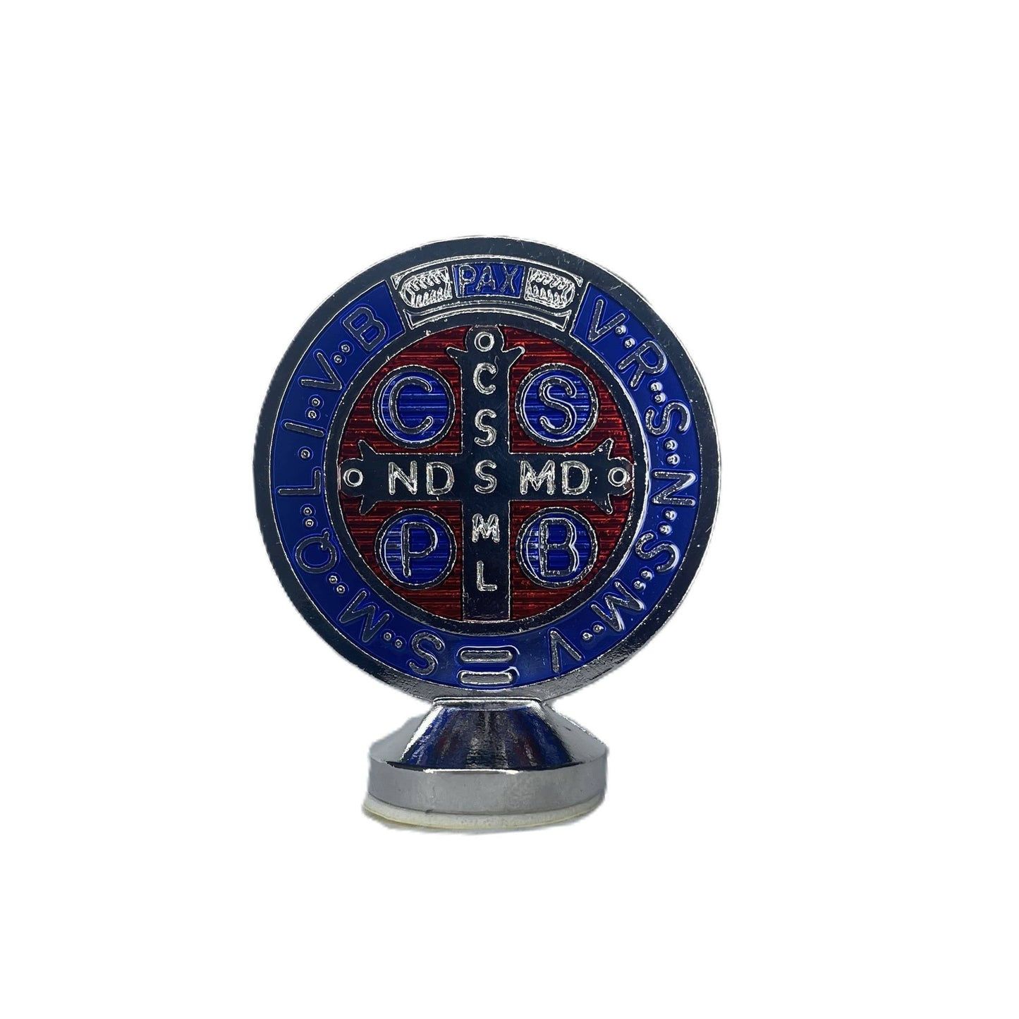 St Benedict Medal Statuette (Enamel) 2.25″x1.75"
