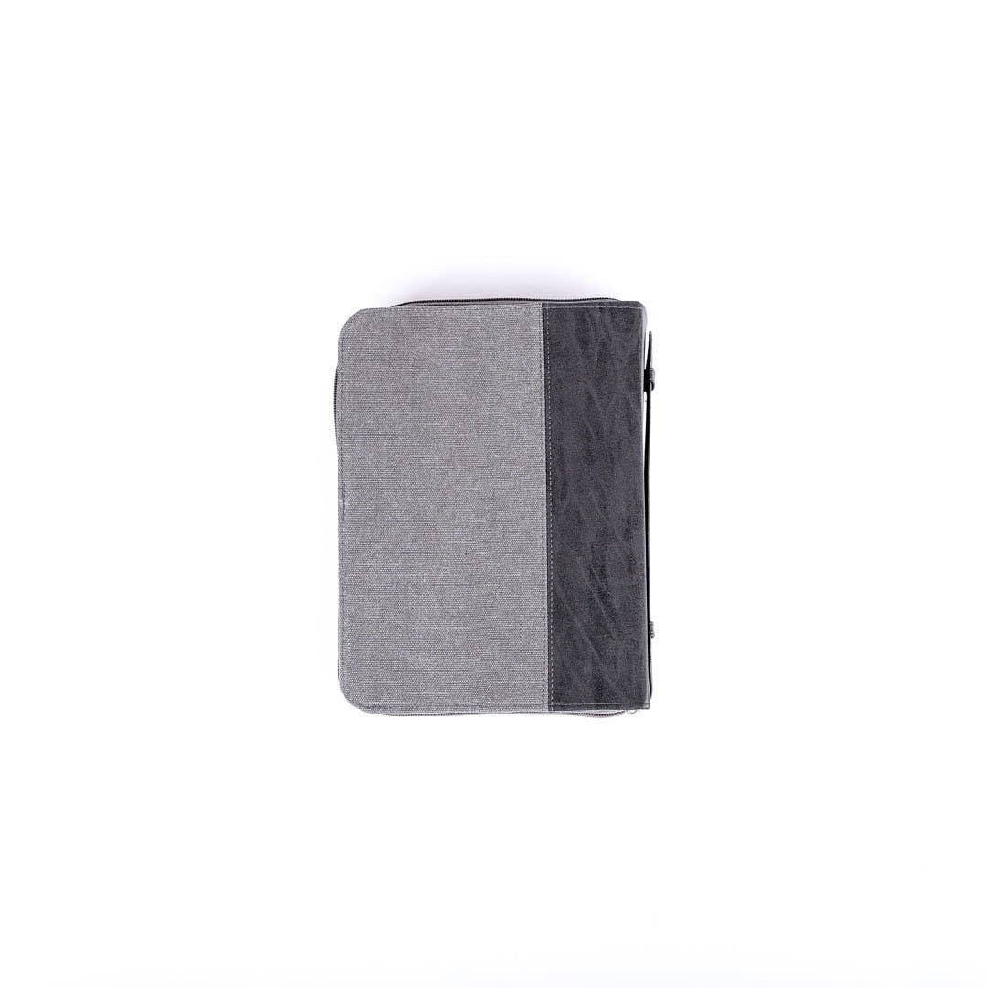 Bible Cover - Imitation Leather - Strong Courageous - L