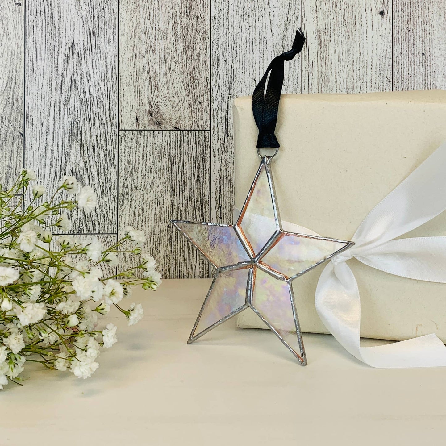 Written in Stars Remembered Memorial Gift Glass Star 7727