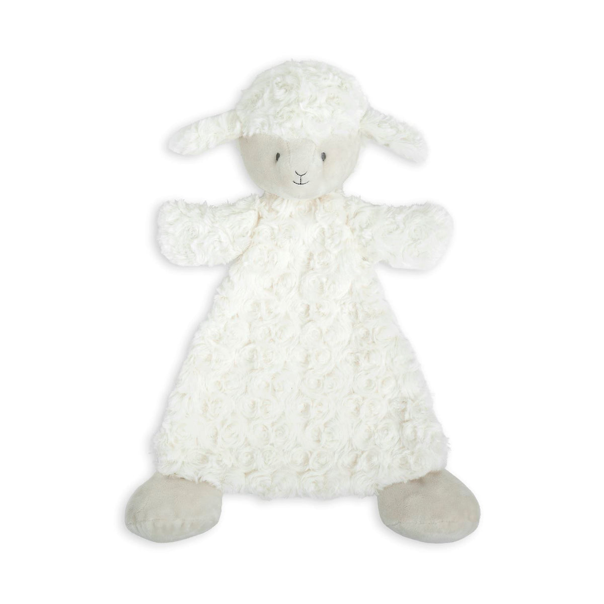 Dolly Lamb Rattle Blankie - 13in