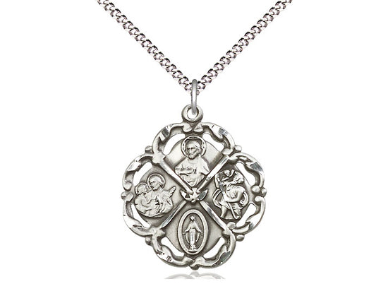 5-Way Medal 18" chain