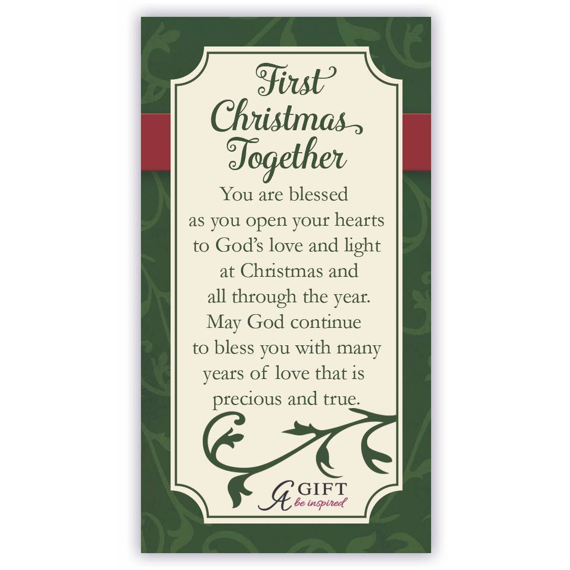 Mr. & Mrs. First Christmas Double Heart Ornament
