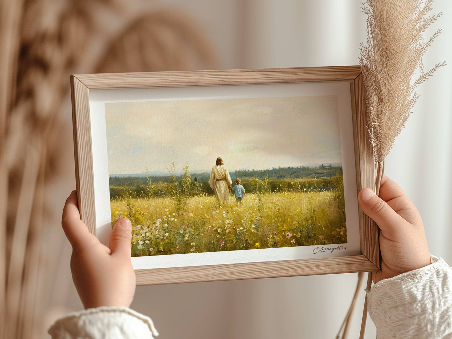 Hand in Hand | Signed Handmade Art Print