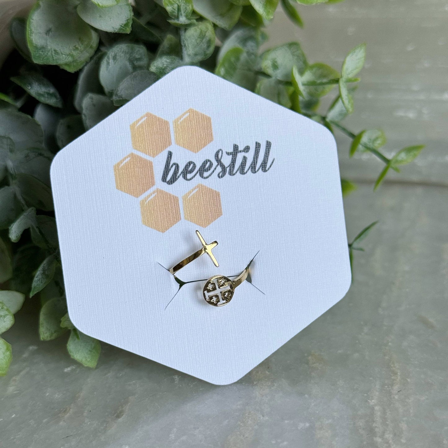 Jerusalem Cross Ring