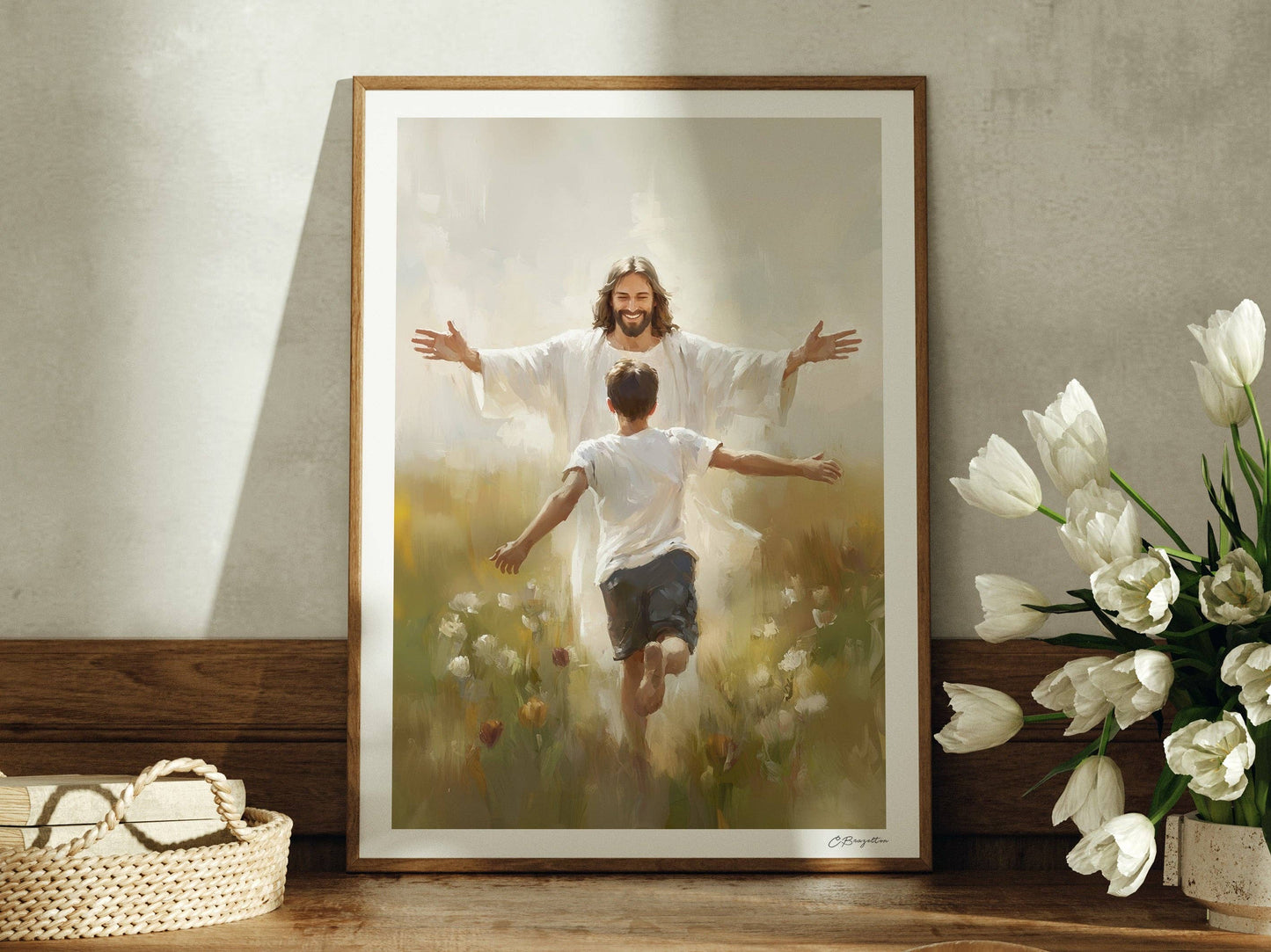 Everlasting Arms | Signed Handmade Art Print