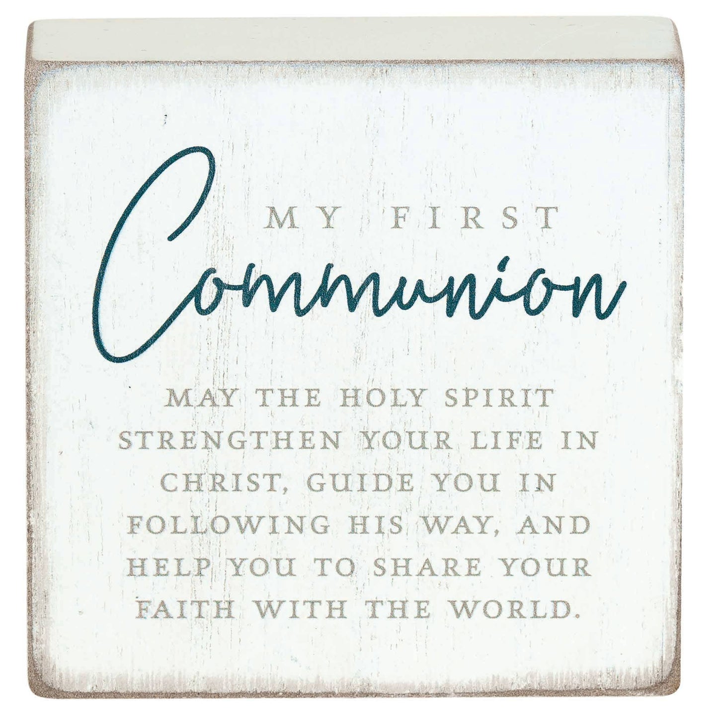 Tabletop Plaque My First Communion