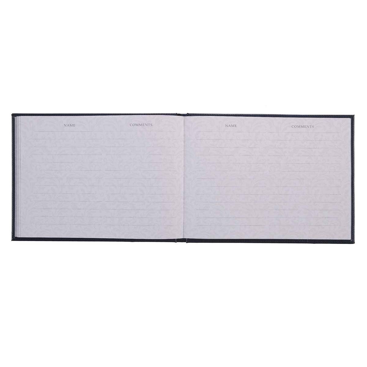 Guest Book Navy In Loving Memory