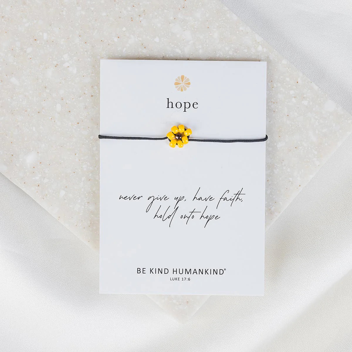 Hope Sunflower Bracelet