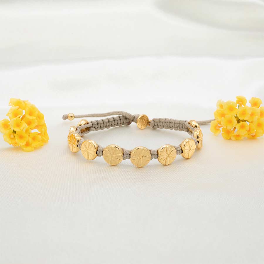 Well Wishes Spiritual Bouquet Bracelet Gold