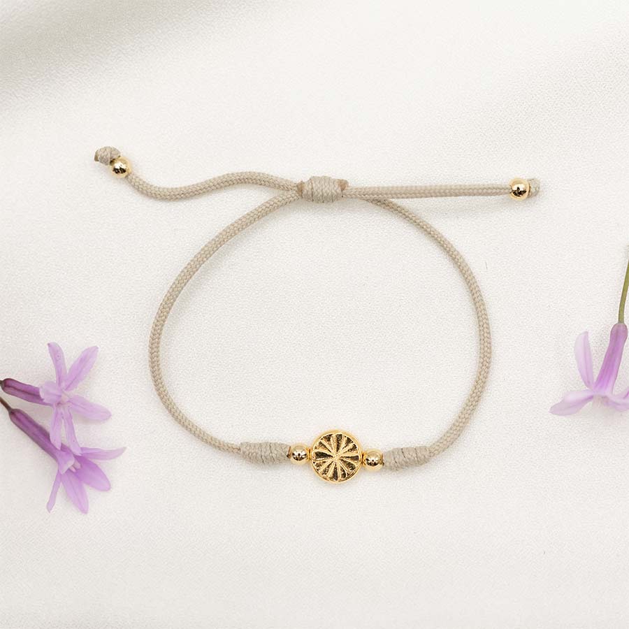 Well Wishes Bracelet Gold - Tan