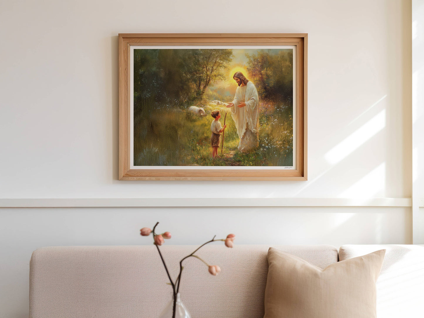 Feed My Sheep | Signed Handmade Art Print